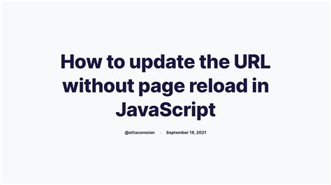 javascript set location without reload