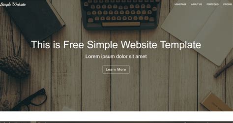 javascript simple website source code