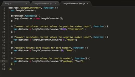 javascript test code example