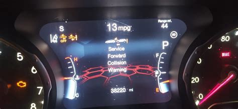 jeep forward collision warning not working