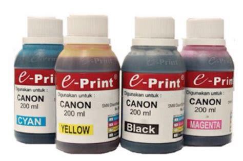 jenis tinta canon warna