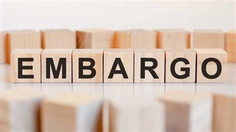jenis-jenis embargo