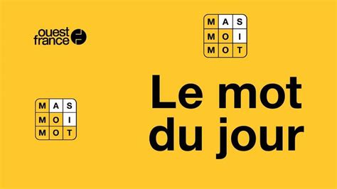 jeux ouest france le mot du jour