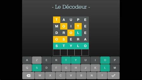 jeux ouest france mot du jour