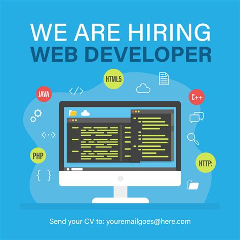 job of web development