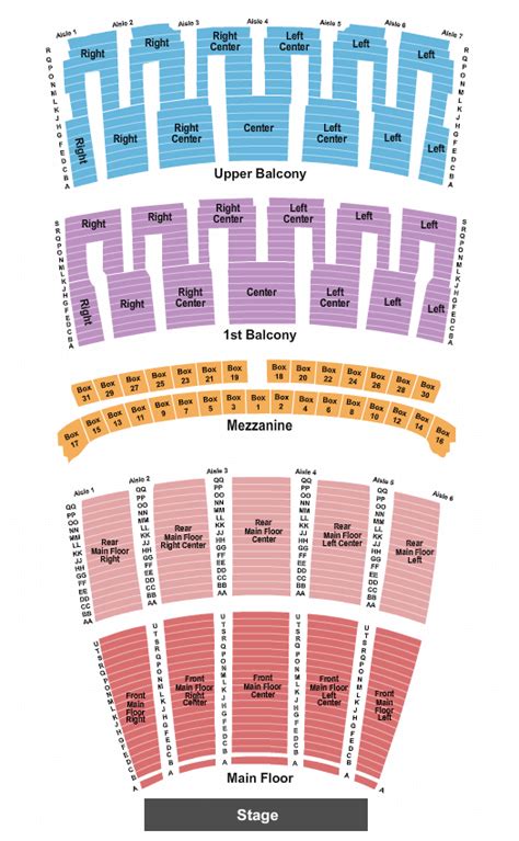 Joffrey Ballet Seating Chart View
