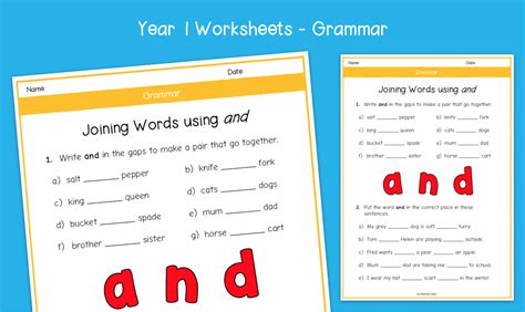joining words examples for class 1