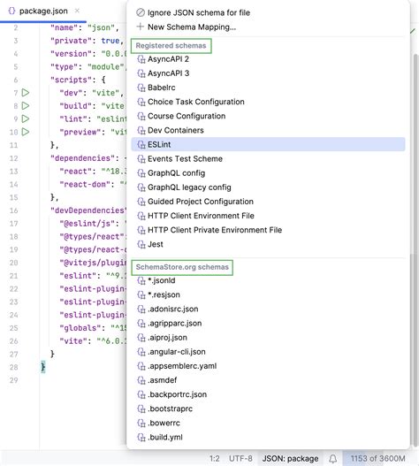 json format in intellij