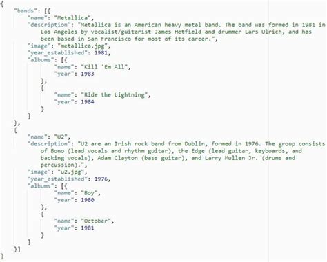 json formatter js example