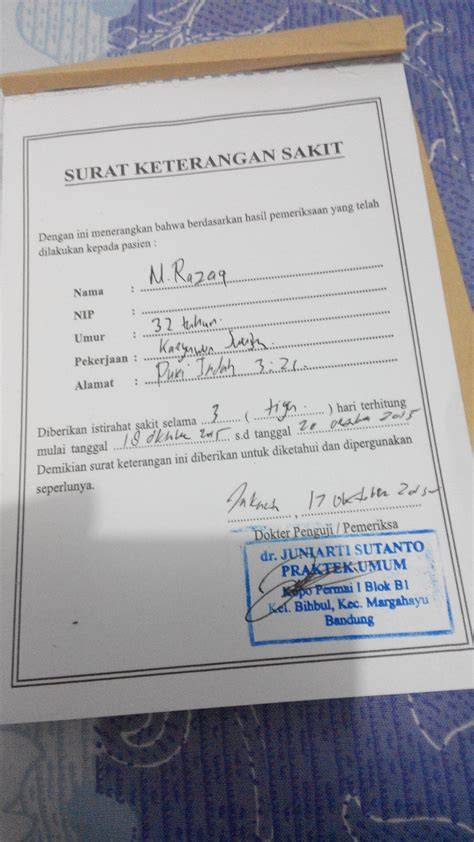 jual surat dokter