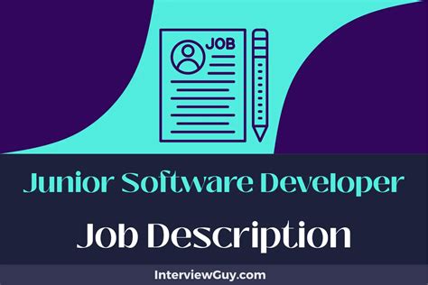 junior software developer description