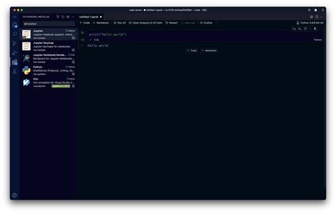 jupyter not working