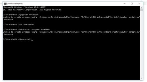 jupyter notebook not opening