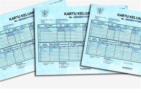 Ilustrasi kartu keluarga