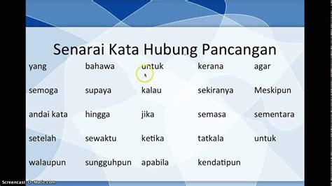 kata hubung example