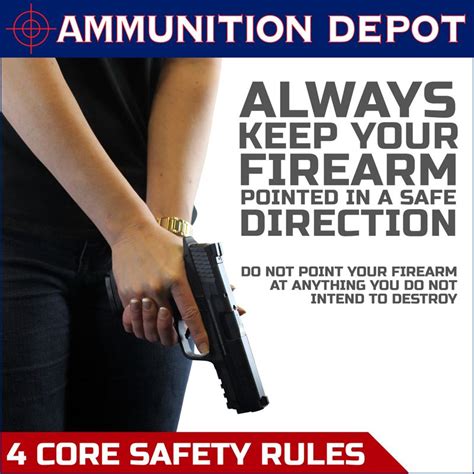 Keep Firearms Pointed in a Safe Direction