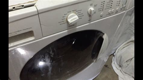 kenmore front load washer won't spin or drain