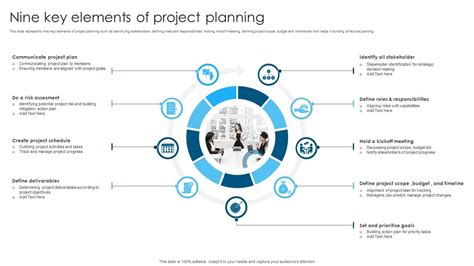 key components of a project schedule