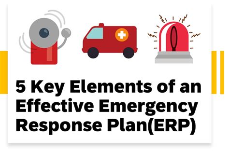 key elements of emergency response plan