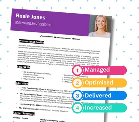 key words to use in a cv