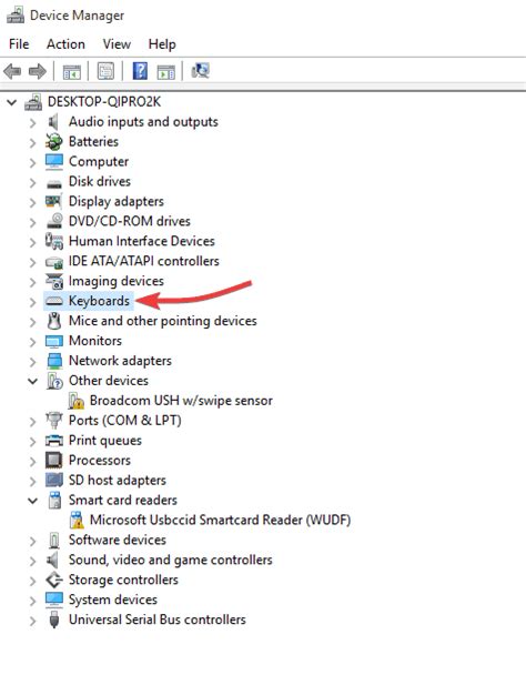 keyboard driver error