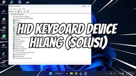 keyboard hilang