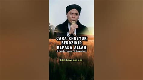 khusyuk berdzikir