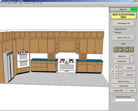 kitchen drawing software