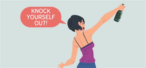 knock yourself out meaning in hindi with example
