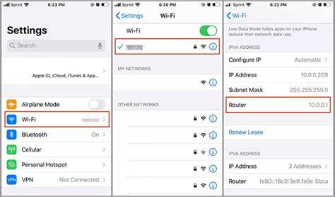 Kolom Password WiFi di iPhone