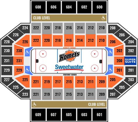 Komets Seating Chart