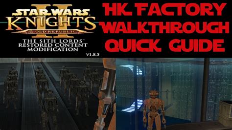Kotor 2 Complete Walkthrough