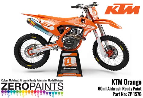 ktm orange frame paint code