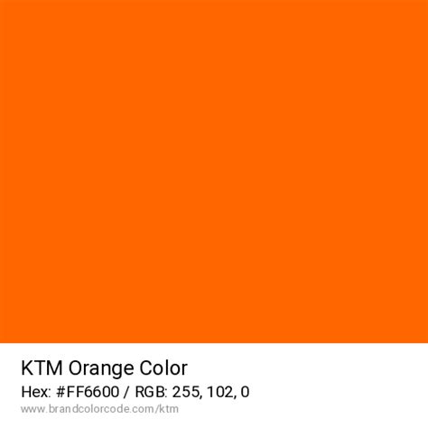 ktm orange rgb code