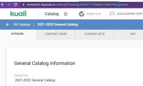 Kuali Catalog Vs Acalog