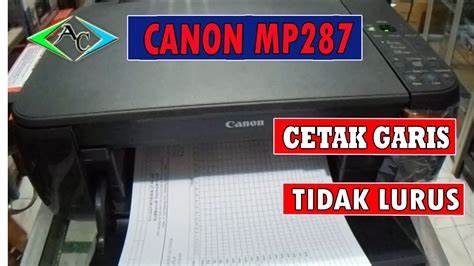 Masalah kualitas cetak pada printer Canon MP287