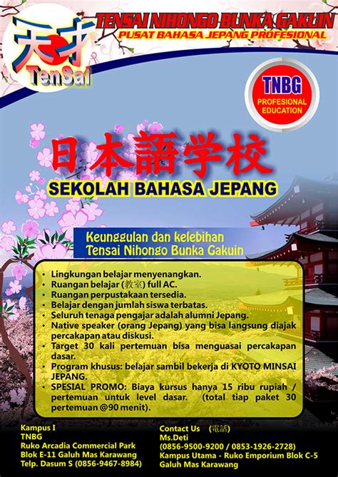 kursus bahasa jepang di Indonesia