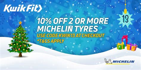 kwik fit michelin tyres discount code