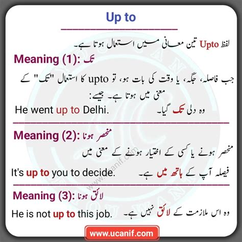 l meaning in urdu with example