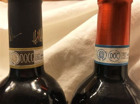 label DOCG Italia