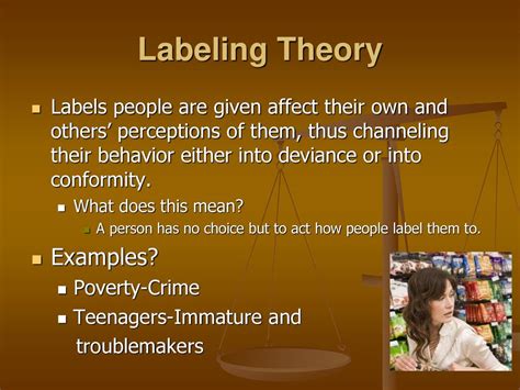 labelling theory examples in real life