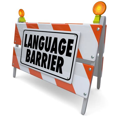 Language barrier