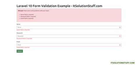 laravel 10 validation example