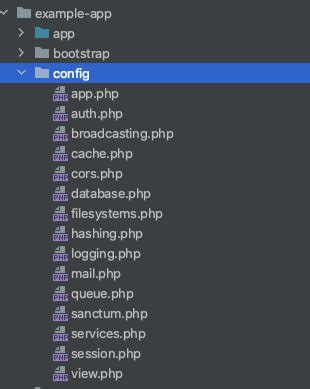 laravel 8 env example
