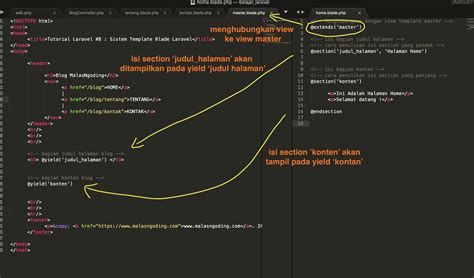 laravel blade example