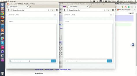 laravel chat app tutorial