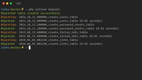 laravel command example