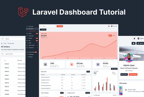 laravel dashboard tutorial