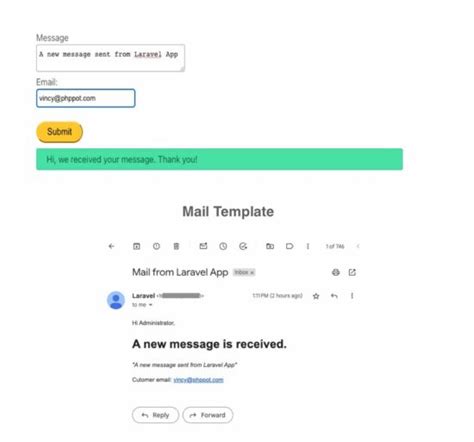 laravel env mail settings