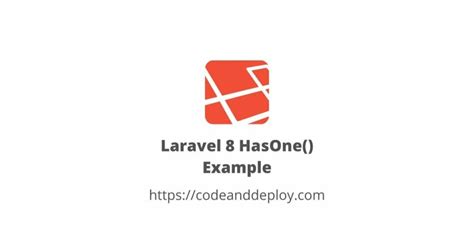 laravel hasone example